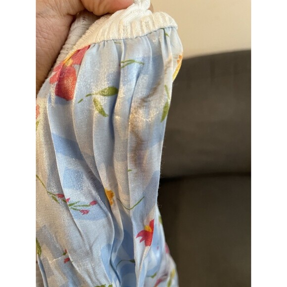 Cach Cach Flower Print Romper Size 12M (Stained) - Picture 5 of 9